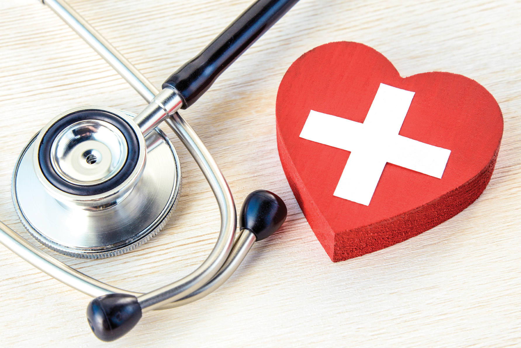 heart and stethoscope